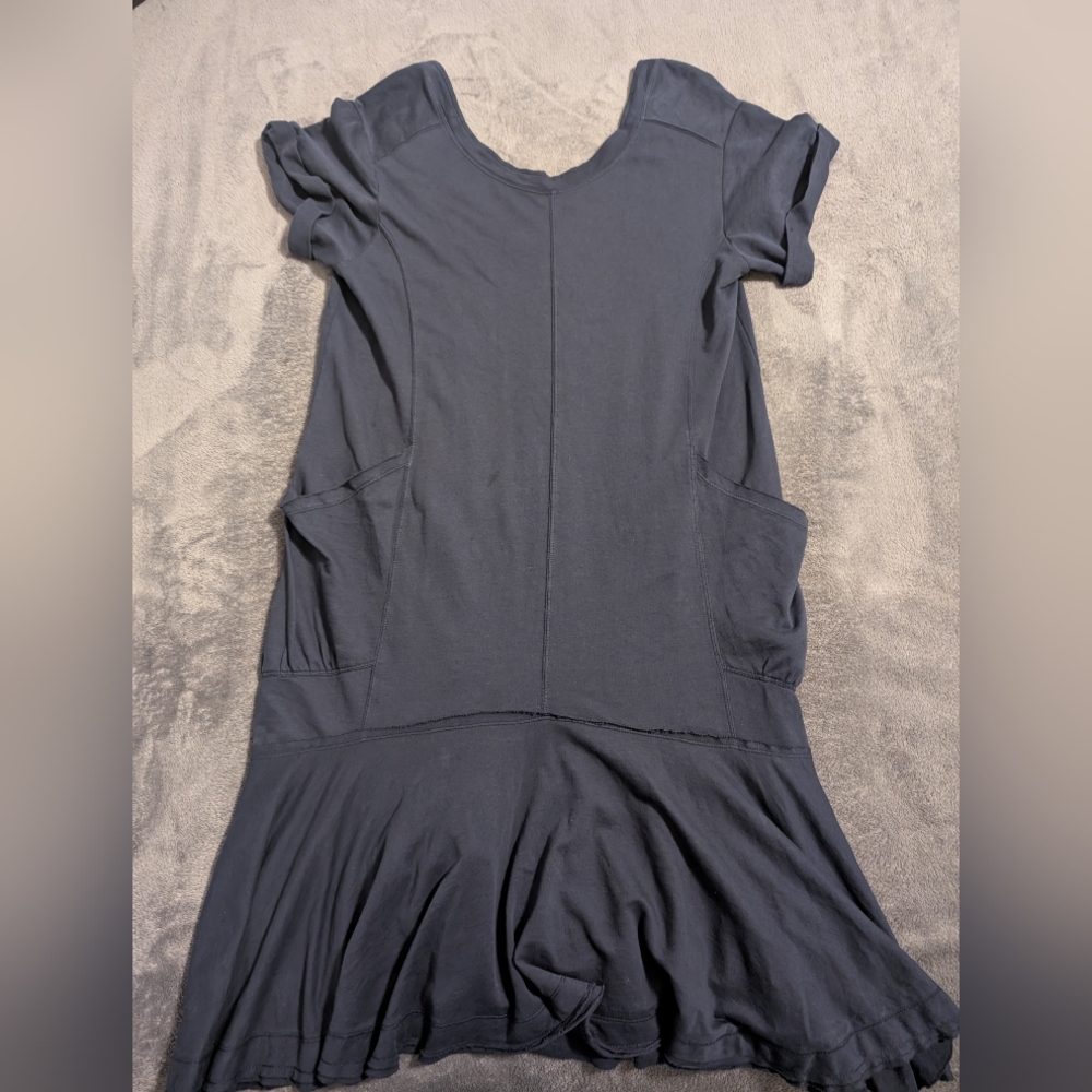 Anthropologie Casual Navy Dress